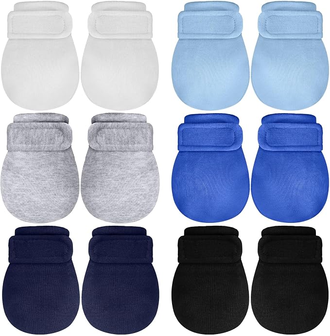 Newcotte Newborn Baby Mittens No Scratch Mitts | Soft No Scratch by Newcotte