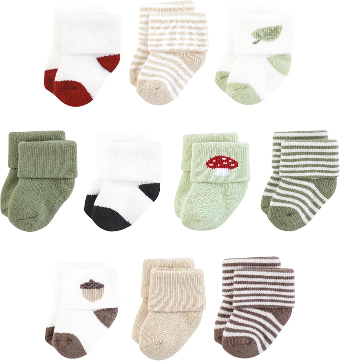 Touched by Nature Unisex Baby Organic Cotton Socks by TouchedbyNature