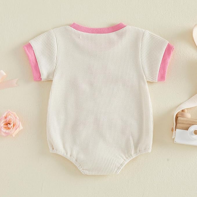 Newborn Baby Boy Girl Summer Clothes Funny Print Sweatshirt Romper Oversized - Image 8