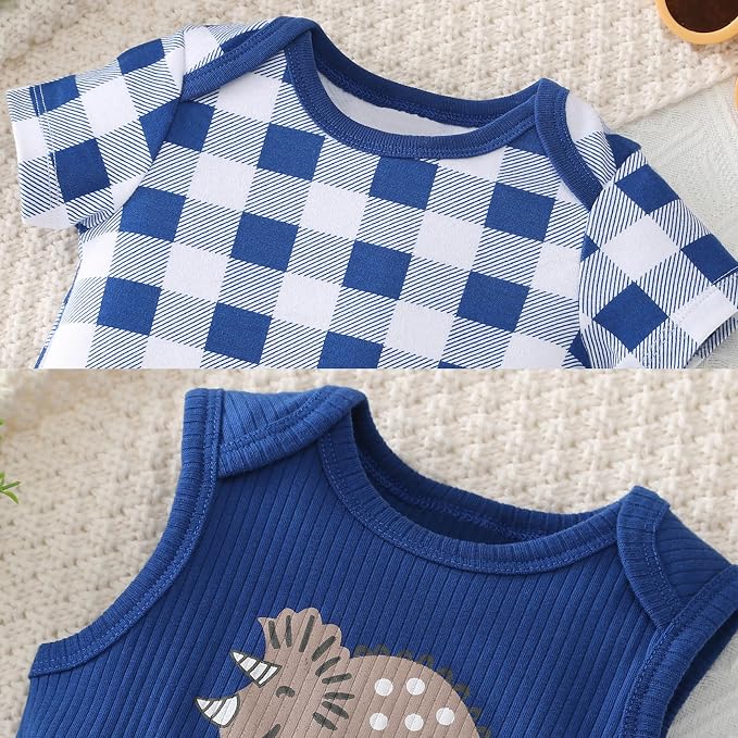 Baby Boys Romper Cotton Summer Infant Baby Boy Clothes | Short Sleeve Baby Boy - Image 5