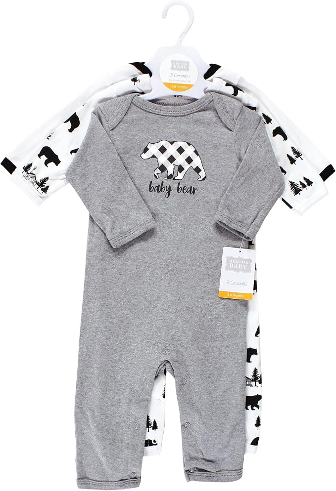 Hudson Baby unisex-child Cotton Coveralls - Image 2
