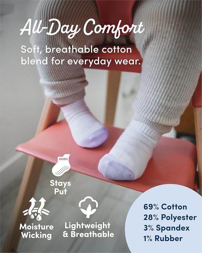Fruit of the Loom Cotton Grip Socks - Image 3