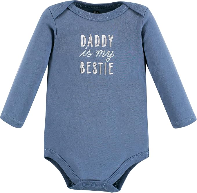 Hudson Baby Baby Girls' Cotton Long-sleeve Bodysuits 3-pack - Image 5