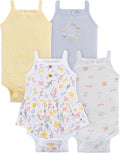 Gerber Baby Girls Multi-Pack Sleeveless Onesies Bodysuit by Gerber