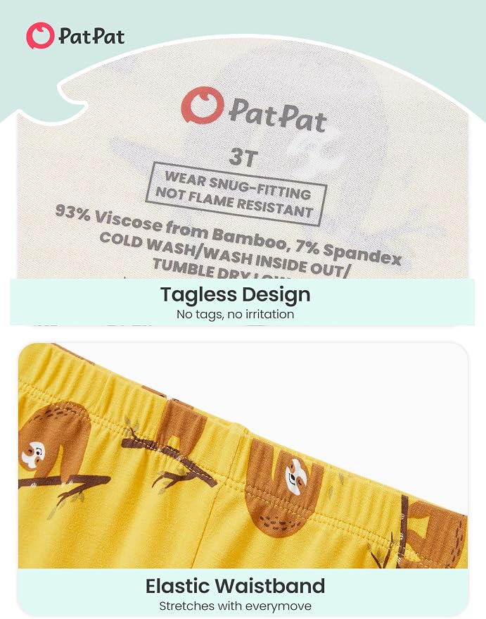 PATPAT Bamboo Viscose Pajama Set - Image 5
