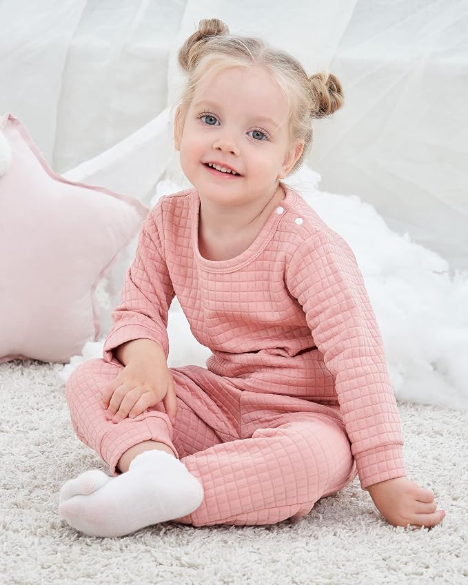 Renotemy Baby Girl Clothes Cute Fall Winter Toddler Girls Outfits 3M-3T - Image 2