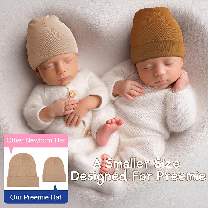 Newcotte 6 Preemie Hats - Image 3