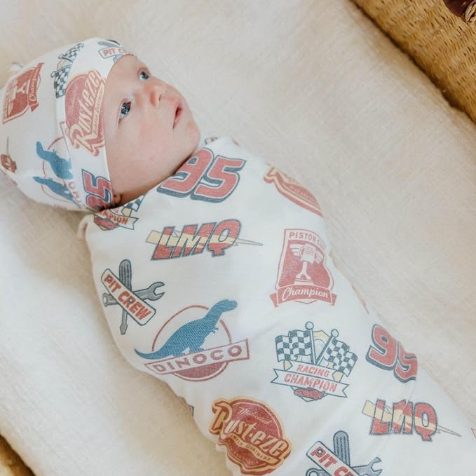 Copper Pearl Swaddle Blankets for Newborns | Soft Stretchy Receiving Blankets - Image 4