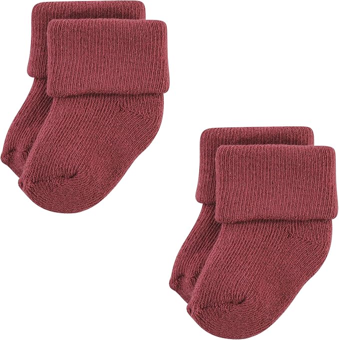 Hudson Baby Baby 8-pack Cotton Rich Newborn and Terry Socks - Image 3