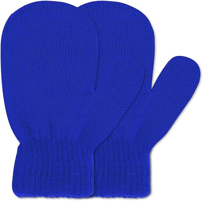 UTTPLL Toddler Magic Stretch Gloves Mittens Multicolor Soft Knit Gloves Warm by UTTPLL