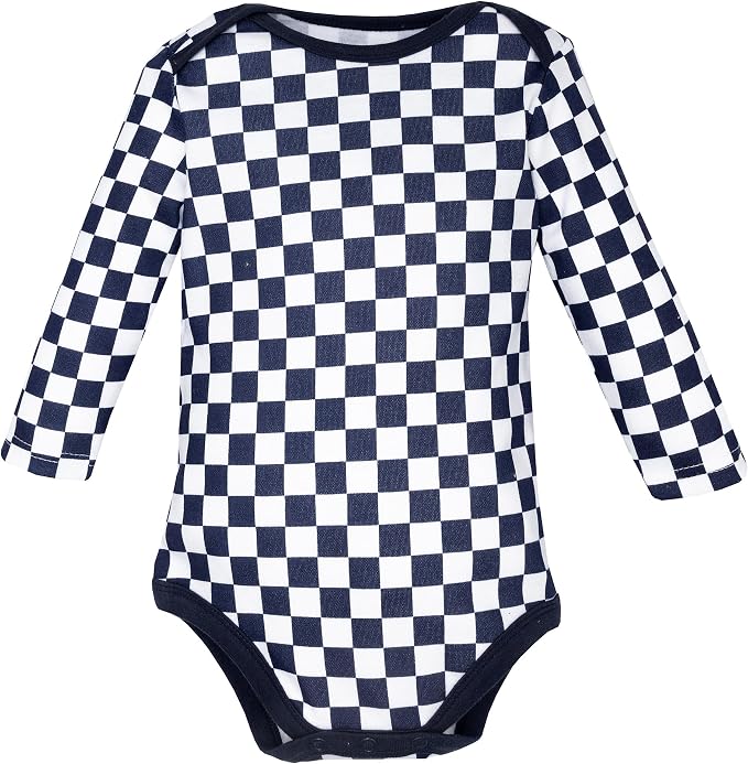 Hudson Baby baby-boys Cotton Long-sleeve Bodysuits 3-pack - Image 4