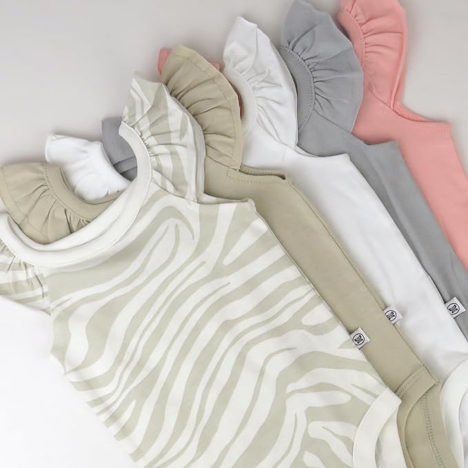 HonestBaby Multipack Sleeveless and Cami Bodysuits One-Piece 100% Organic Cotton - Image 2