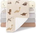 Bearmoss Muslin Burp Cloths, 100% Cotton Baby Burping Clothes, Large Extra Soft by Bearmoss