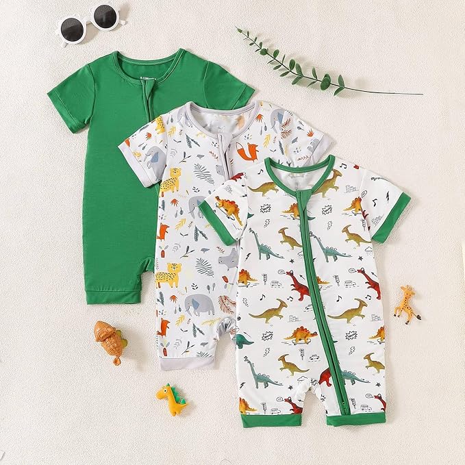 OPAWO Bamboo Sleepers for Baby Boy Pajamas Bamboo Pajamas Baby Romper 0-24M | 2 - Image 7