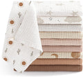 Bearmoss Muslin Burp Cloths 100% Cotton Cloths Baby Burp Cloths Muslin by Bearmoss