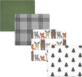 Luvable Friends Little Treasure Flannel Receiving Blankets 4pk by Luvable+Friends