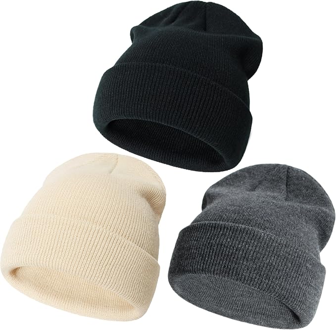 YMYDYFC Baby Beanie 3Pack Toddler Beanie Baby Winter Hats Boy&Girl 0-6Years | by YMYDYFC