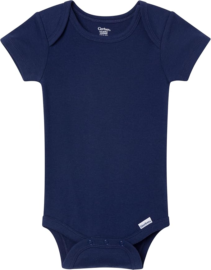 Gerber Baby Boys & Girls 8-Pack Short Sleeve Onesies Bodysuits - Image 5