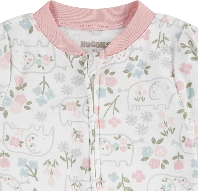 HUGGIES Baby Baby Printed Footed Coverall - Image 3