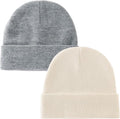 ROYBENS 100% Cotton Baby Beanie Cute Toddler Winter Hat Knit Caps Ages 0-8 | by ROYBENS