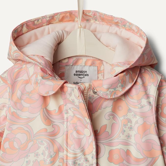 Amazon Essentials x Sofia Grainge Toddler and Baby Girls' Water-Repellent Rain - Image 4