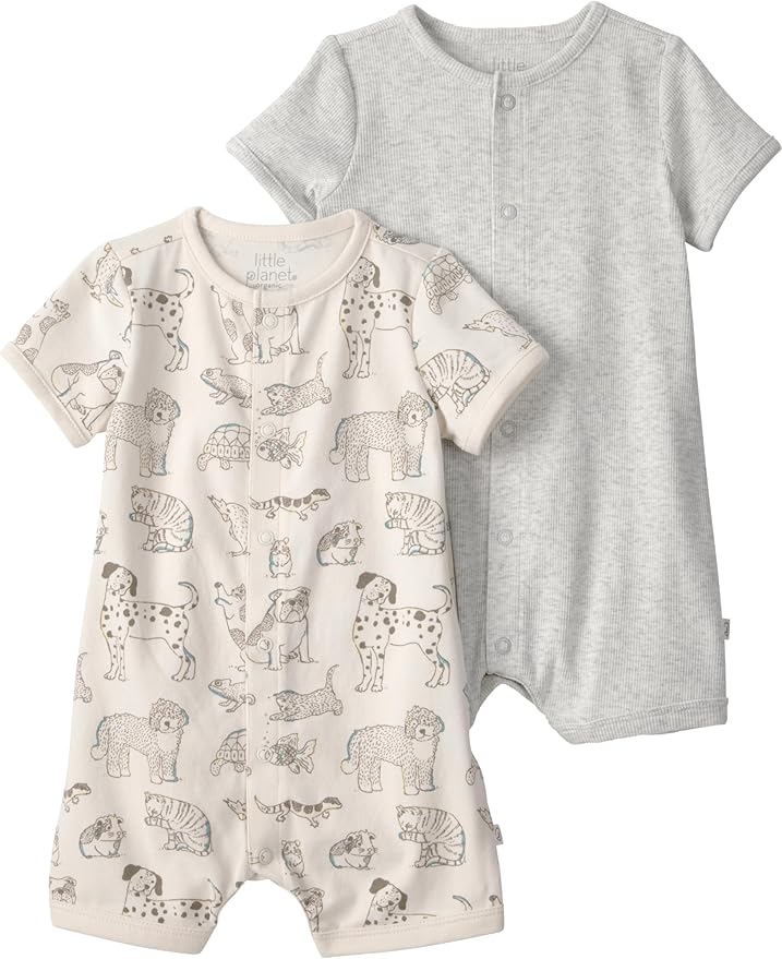 little planet by carter's Unisex Baby Organic Cotton Gauze Shortall by LittlePlanet