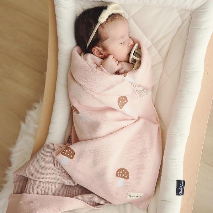 Swaddle Blanket for Girls 100% Cotton Buttery Soft Cozy Receiving Swaddle Crib - Image 2