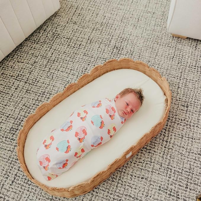 Copper Pearl Swaddle Blankets for Newborns | Soft Stretchy Receiving Blankets - Image 5