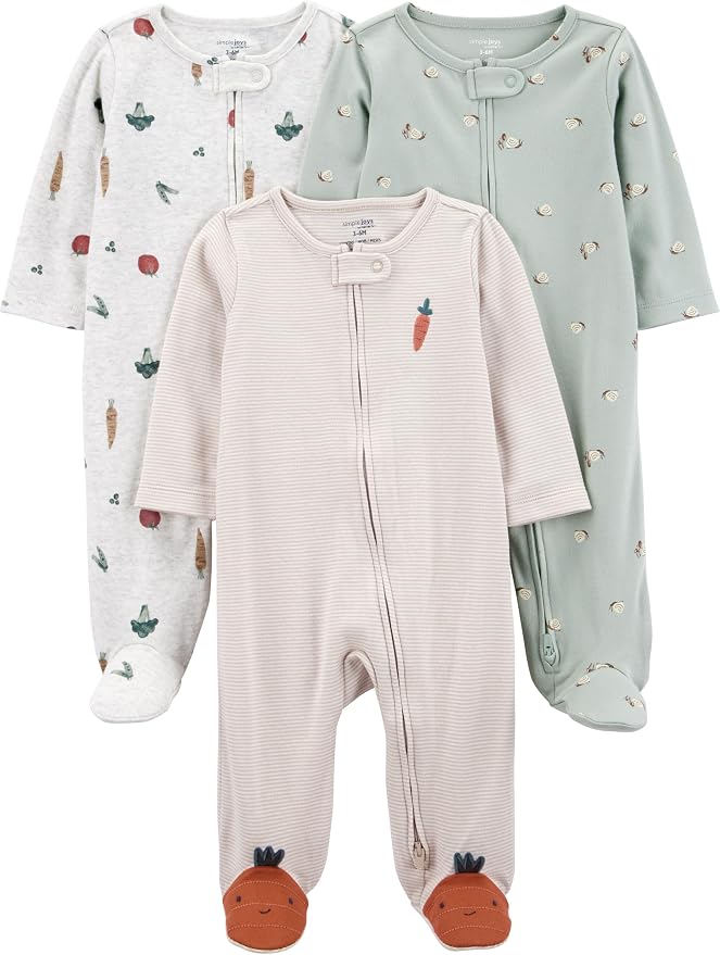 Simple Joys by Carter's Baby 3-Pack Neutral Sleep and Play by SimpleJoysbyCarters