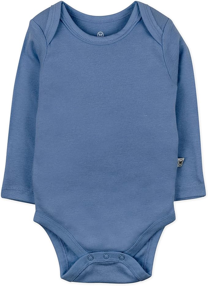 HonestBaby baby-girls 5-pack Long Sleeve Bodysuits One Piece 100% Organic Cotton - Image 2