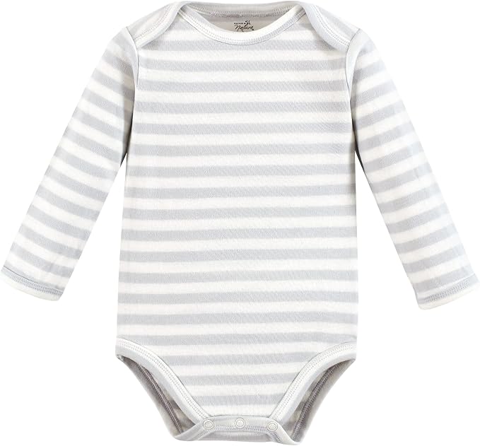 Touched by Nature Unisex Baby Organic Cotton Long-Sleeve Bodysuits - Image 5