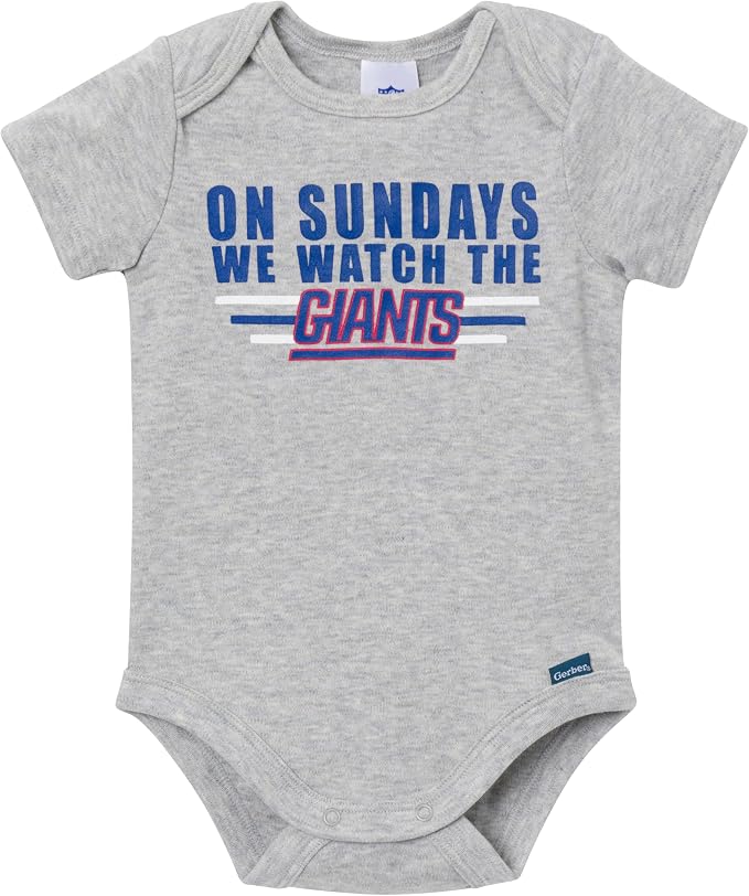 Gerber NFL Baby Boys 3-Pack Onesie Bodysuit - Image 4