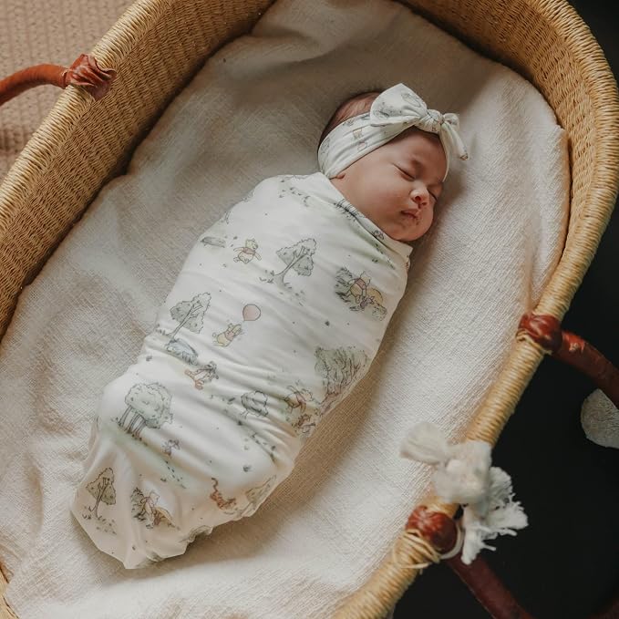 Copper Pearl Swaddle Blankets for Newborns | Soft Stretchy Receiving Blankets - Image 6