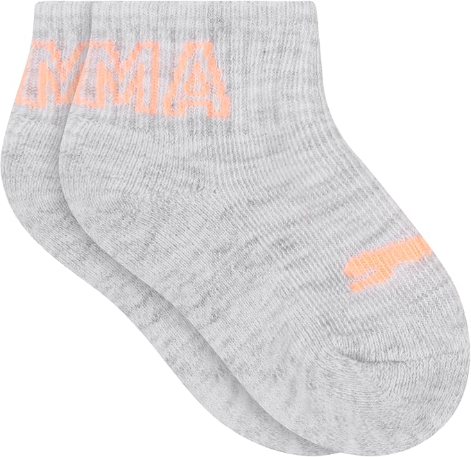 PUMA Unisex Baby 6-pack Infant Anklet Socks, Extra Cushion & Comfort-toe - Image 5