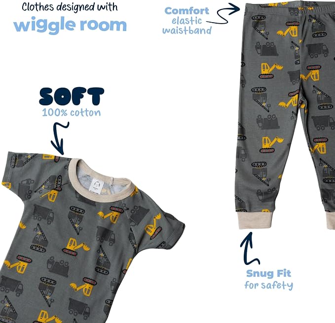 Gerber Baby Boys 4 Piece Pajama Set - Image 6