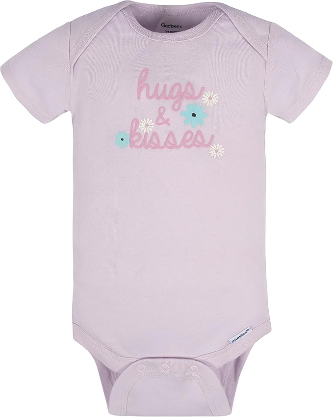 Gerber Baby Girls' 8-pack Short Sleeve Onesies Bodysuits - Image 2