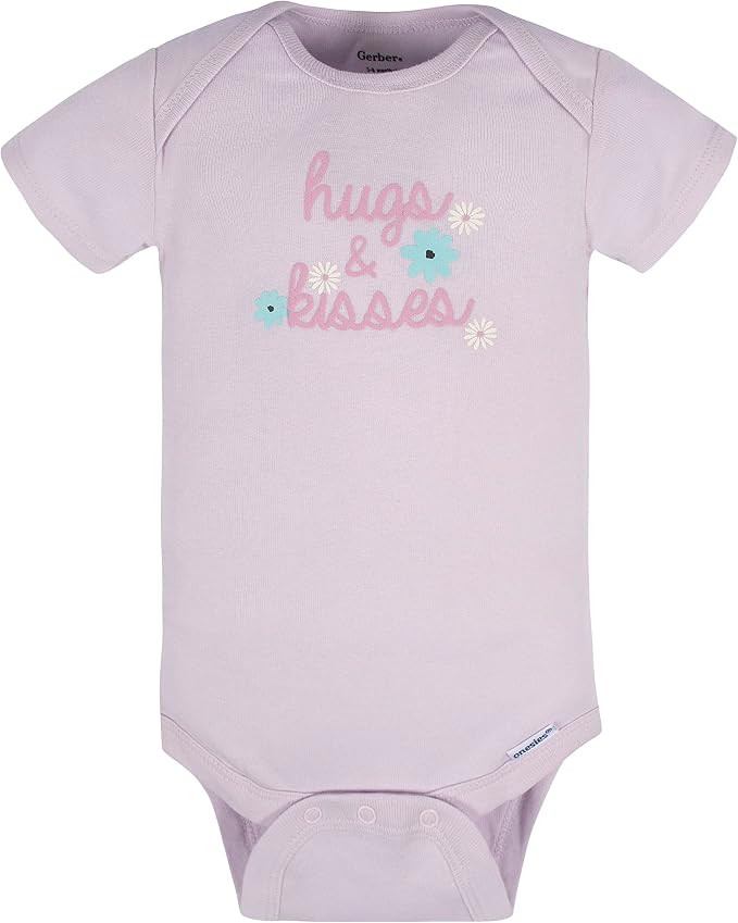 Gerber Baby Girls' 8-pack Short Sleeve Onesies Bodysuits - Image 2