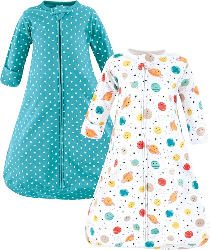 Hudson Baby Unisex Baby Cotton Long-Sleeve Wearable Sleeping Bag by HudsonBaby