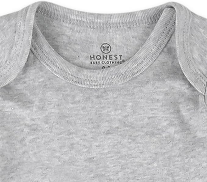 HonestBaby 5-pack Short Sleeve Bodysuits One-piece 100% Organic Cotton - Image 4