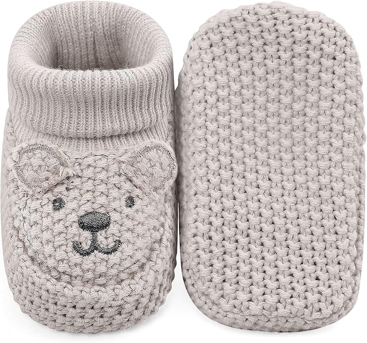 Newborn Shoes Knit Soft Baby Sock Booties - Image 2