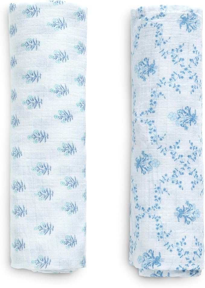 Delta Children 100% Cotton Muslin Baby Receiving Blankets - Image 10