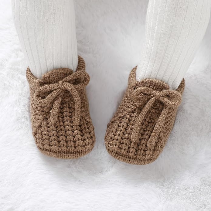 Baby Booties Newborn Baby First Shoes | Cozy Warm Knit Soft Booties - Image 2