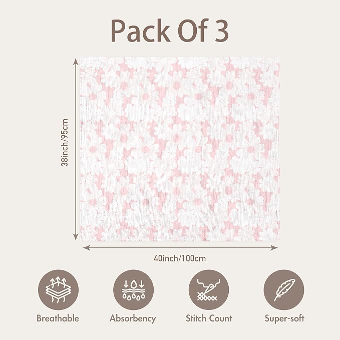 GLLQUEN BABY Muslin Swaddle Blankets - Image 6