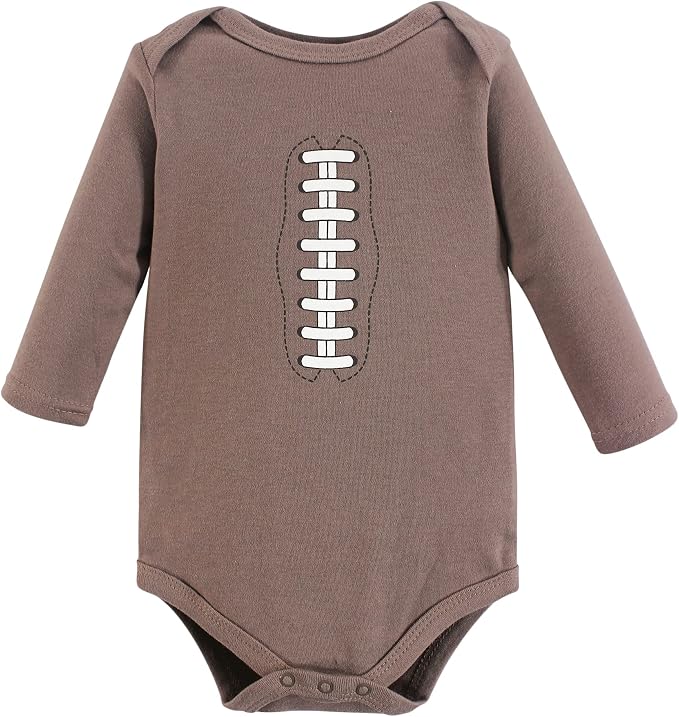Hudson Baby baby-boys Cotton Long-sleeve Bodysuits 3-pack - Image 3