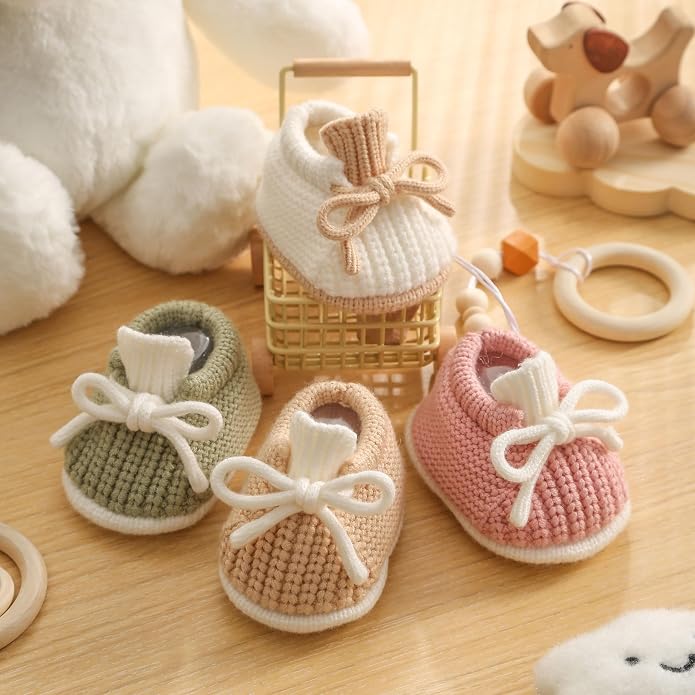 Baby Booties Infant Booties Knit Newborn Shoes - Image 6