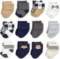 Hudson Baby Basics Unisex Baby Cozy Terry Baby Sock 12-Pack by HudsonBaby