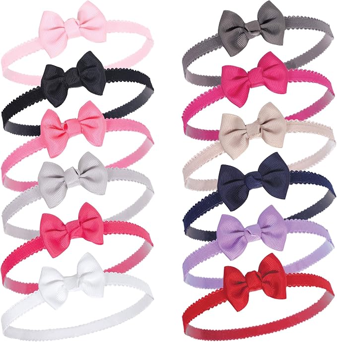 Hudson Baby Cotton and Synthetic Headbands, Size 0-24 Months by HudsonBaby