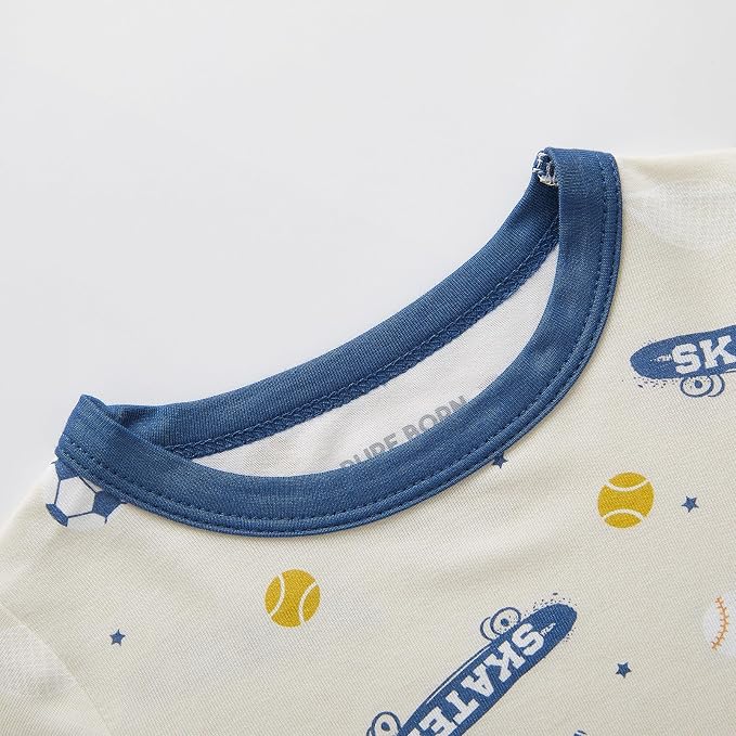 pureborn Baby Girls Boys Bodysuit Super Soft Cotton Romper 0-24 Months | - Image 3
