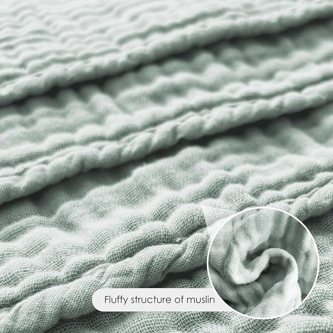 Baby Washcloths -100% Cotton Muslin Soft Baby Bath Wash Cloths and Absorbent - Image 5