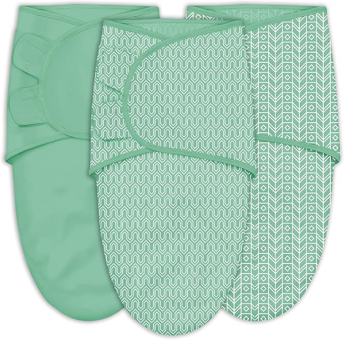 SWEET DOLPHIN 3-Pack Baby Swaddle Sleep Sacks by SWEET+DOLPHIN